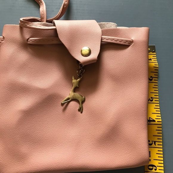 Mini leather crossbody bucket bag - Picture 3 of 8